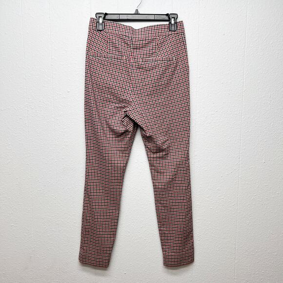 Hollister Gingham Ankle Pants Womens Medium Academia Office Career Workwear Chic - Picture 6 of 13